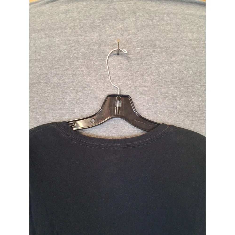 Polo Ralph Lauren Mens Shirt Large‎ Black Small Pony Tee Crew Pullover Preppy
